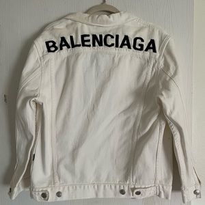 Balenciaga denim shirt jacket